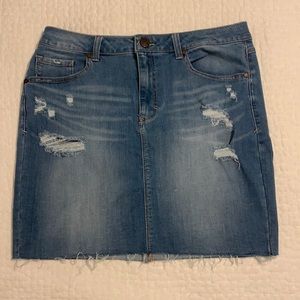 Blue Denim Skirt